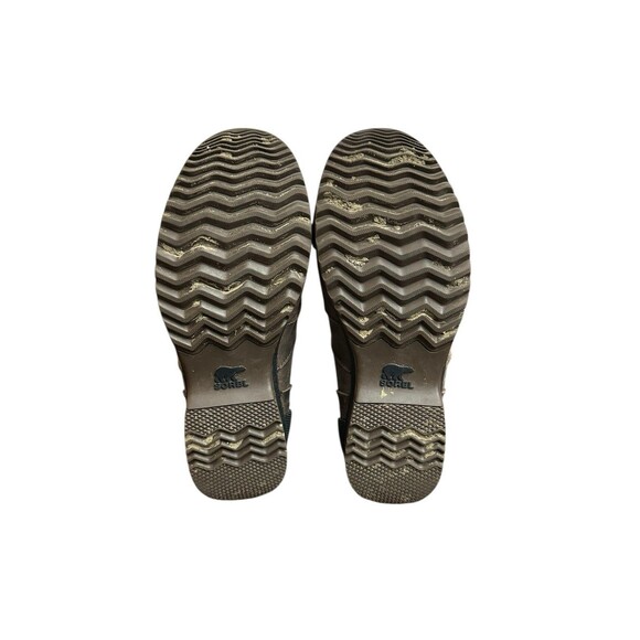 Sorel Boots Mens 10 Ankeny Black Leather Waterproof Ankle Snow Hiking Winter - Picture 7 of 15